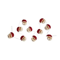 Hello Honey® 6ft. Jute & Wool Felt Santa Garland