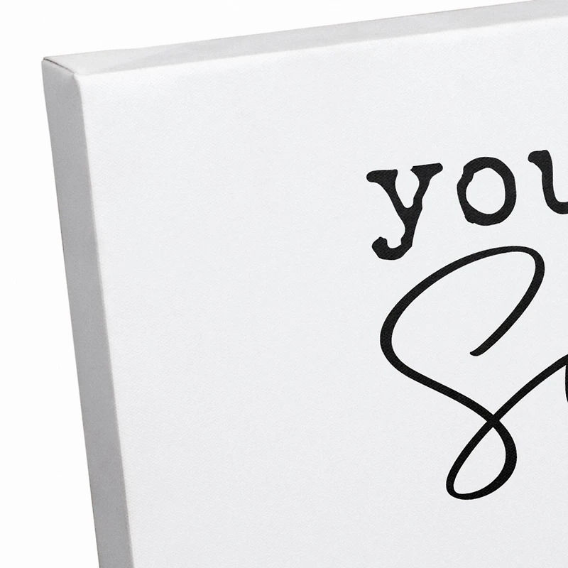 You are My Sunshine with Yellow Bike Canvas Art