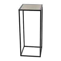 Black Metal Contemporary Accent Table Set