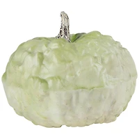 7.5" Green Textured Pumpkin Tabletop Décor