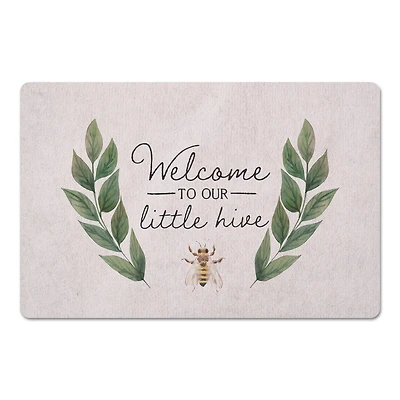 Welcome To Our Little Hive Floor Mat