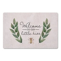 Welcome To Our Little Hive Floor Mat