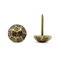 Dritz® Home 7/16" Antique Brass Hammered Decorative Nails, 300ct.