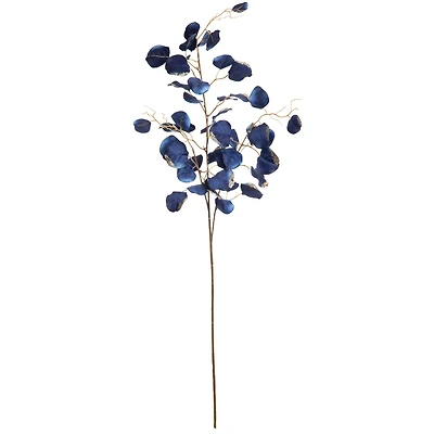 37" Blue Glitter Eucalyptus Stem by Ashland® 