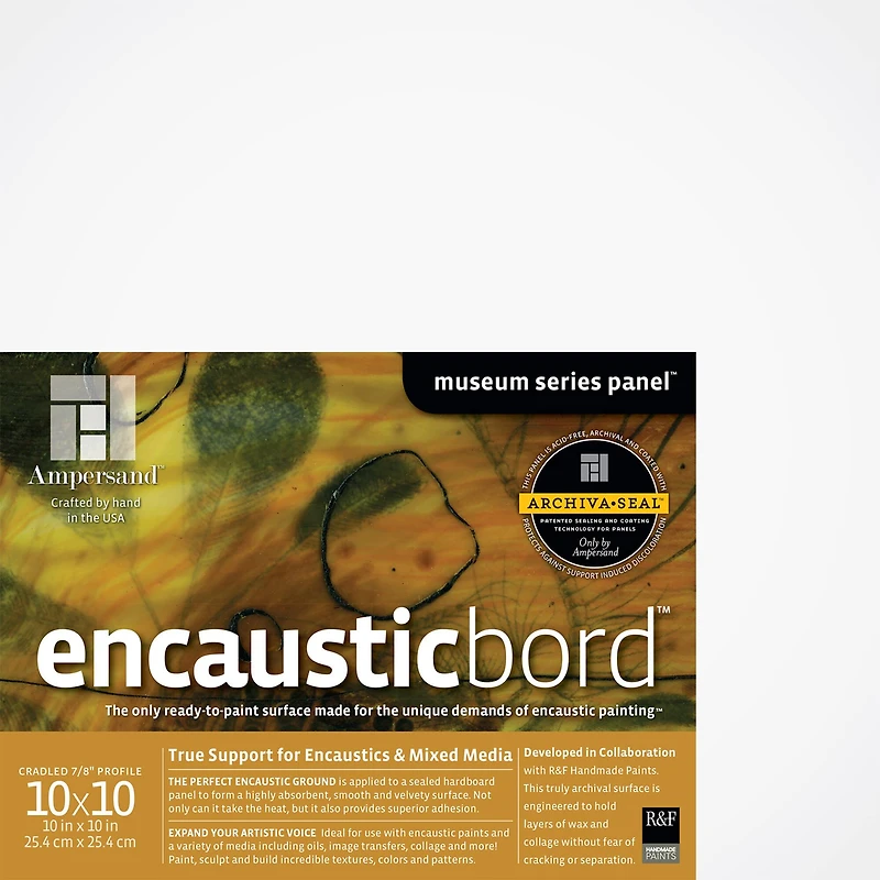 Ampersand™ Encausticbord™ Cradled 7/8" Panel