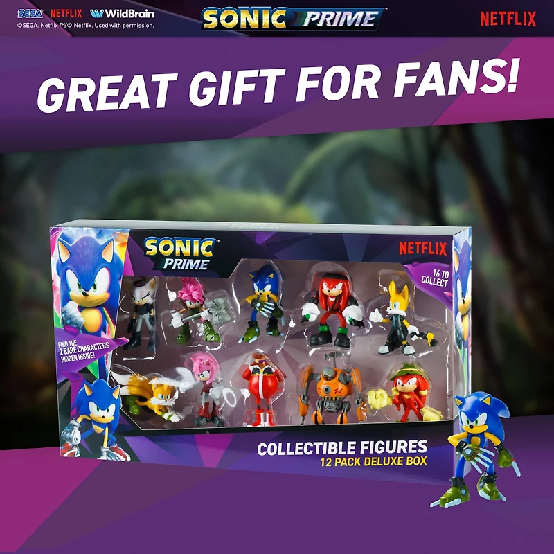 Sonic Prime Deluxe Box B Collectible Figures Set
