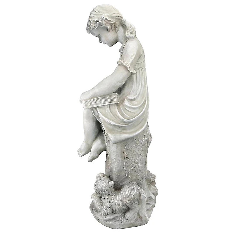 Design Toscano 34.5" Sierra the Reading Child Garden Statue