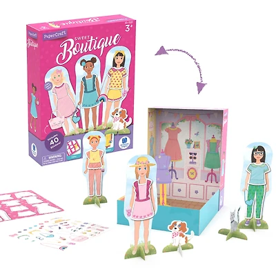 Educational Insights® Papercraft Sweet Boutique Paper Dolls Kit