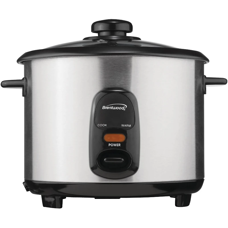 Brentwood 10-Cup Stainless Steel Rice Cooker