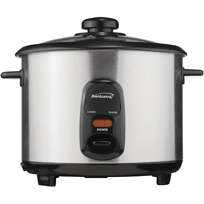 Brentwood 10-Cup Stainless Steel Rice Cooker