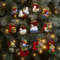 Bucilla® Twelve Days of Christmas Felt Ornaments Applique Kit Set