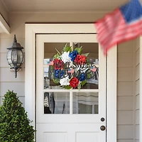 Glitzhome® 24" Metal Home Sweet Home Wall Décor with Changeable Shapes