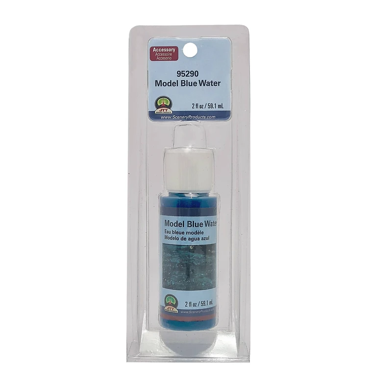 JTT Scenery Products Model Blue Water Paint, 2oz.