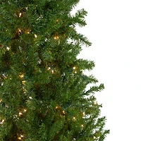 6.5ft. Pre-Lit Canadian Pine Artificial Christmas Tree, Clear Lights