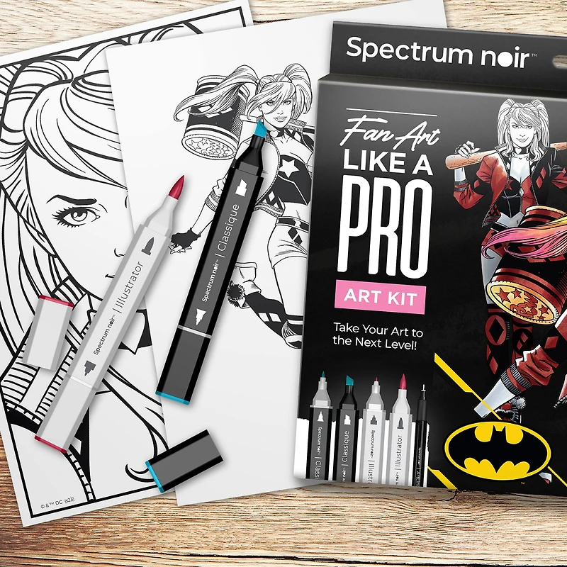 Spectrum Noir™ Pro Fan-Art Harley Quinn Kit