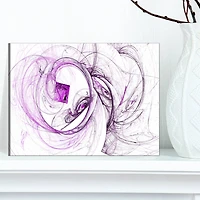 Designart - Billowing Smoke Purple