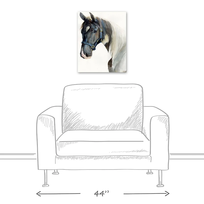 Painted Horse 16" x 20" Canvas Wall Art