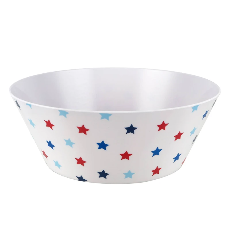 10" Red, White & Blue Patriotic Stars Melamine Bowl by Celebrate It®