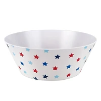 10" Red, White & Blue Patriotic Stars Melamine Bowl by Celebrate It®