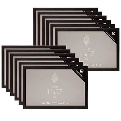 12 Pack: Black Narrow Frame