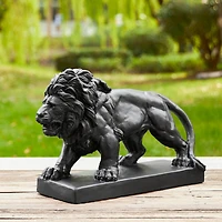 Glitzhome® 24.5" Walking Lion Garden Statue