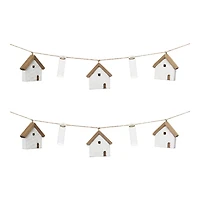 2.2ft. House & Tube Vase String Garlands, 2ct.