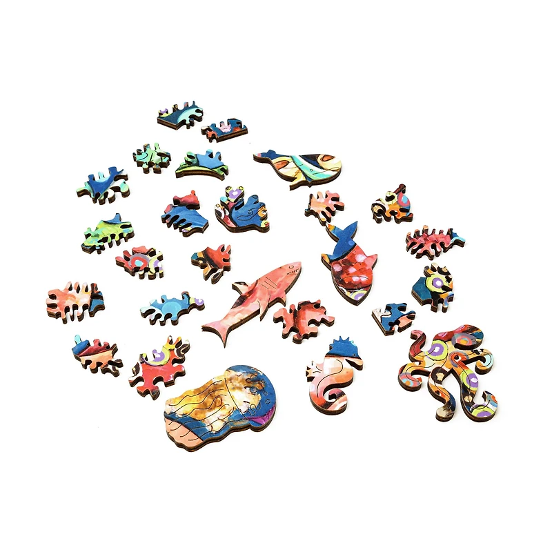Wooden Jigsaw Puzzle - Octo-Love: 331 Pcs