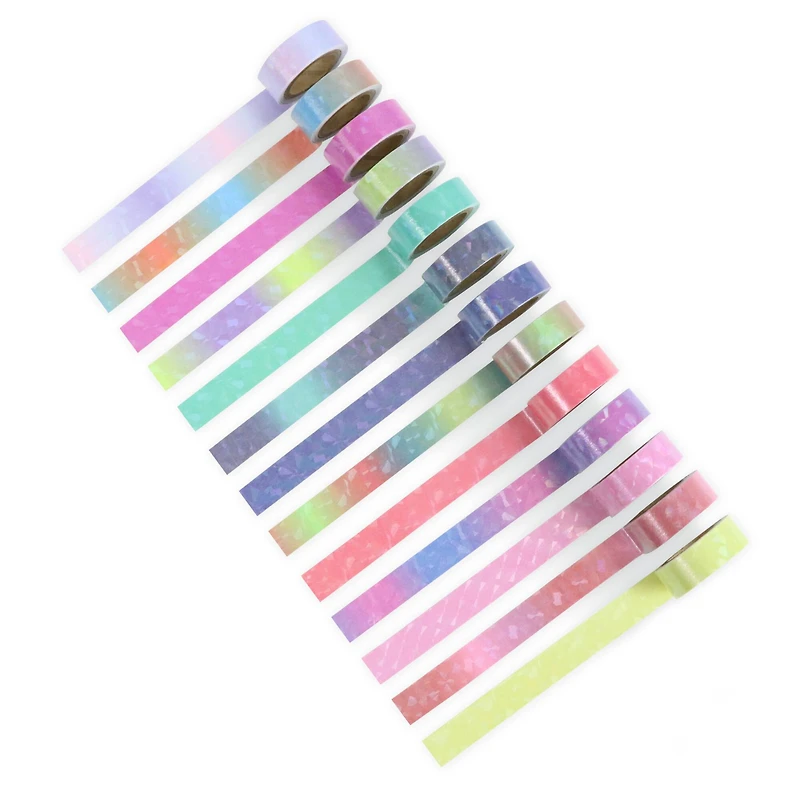 Ombre Rainbow Crafting Washi Tape Set by Recollections™