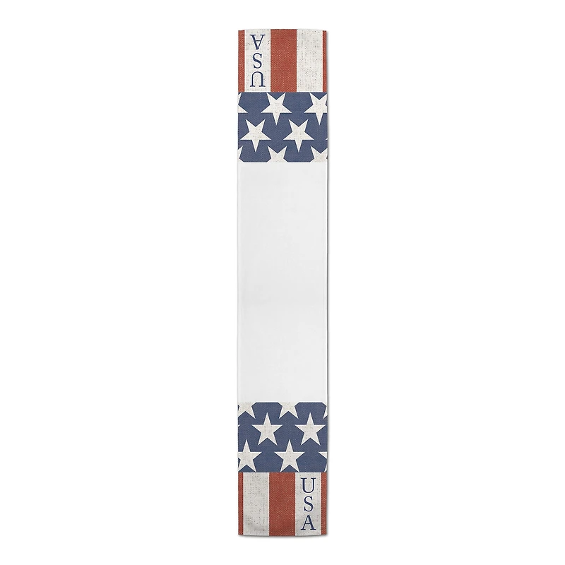 Designs Direct USA Flag Cotton Twill Runner