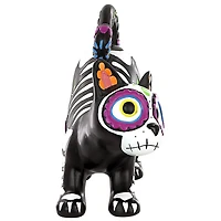 Design Toscano 10" Dia de los Muertos El Gatto Sugar Skull Cat Statue