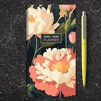 TF Publishing 2025-2026 Small Spring Peony Monthly Pocket Planner