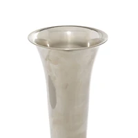 The Novogratz 14" Silver Aluminum Traditional Vase