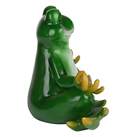 Design Toscano 12" Strike a Pose Zen Yoga Frog Statue