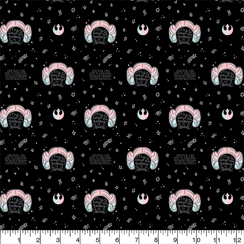 Star Wars™ Princess Leia Buns Cotton Fabric