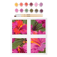 Hibiscus Paint-by-Number Gallery Mini Kit by Artist's Loft®