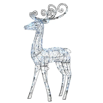 4ft. Crystal Bead Deer with LED Lights