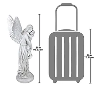 Design Toscano 38" Heaven's Guardian Angel Garden Statue