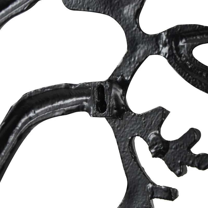 Black Aluminum Metal Tree Large Textured Wall Decor