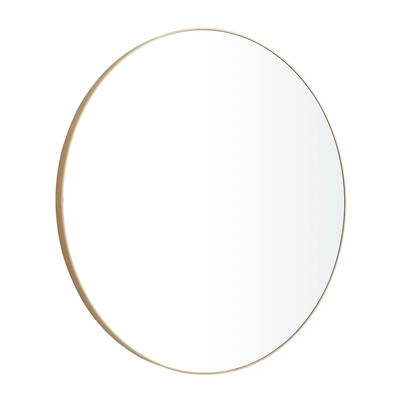 Gold Contemporary Wall Mirror, 42" x 2" x 42"