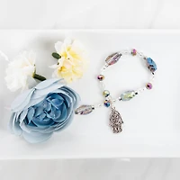 AB Glass Faceted Oval Beads, 11mm by Bead Landing™