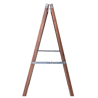 Flipside 42" x 24" Stained Black Chalkboard Marquee Easel