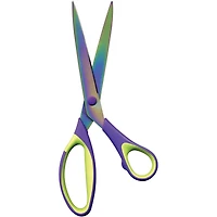 Sullivans 10" Purple & Green Heirloom Titanium Dressmaker Scissors