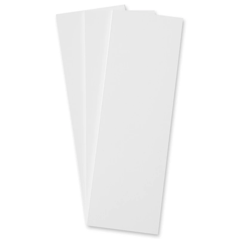 12 Packs: 50 ct. (600 total) White Paper Bookmarks by Recollections™