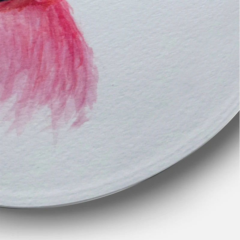 Designart - Portrait of Pink Flamingo IV