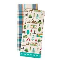 DII® Happy Camper Dishtowel, 2ct.