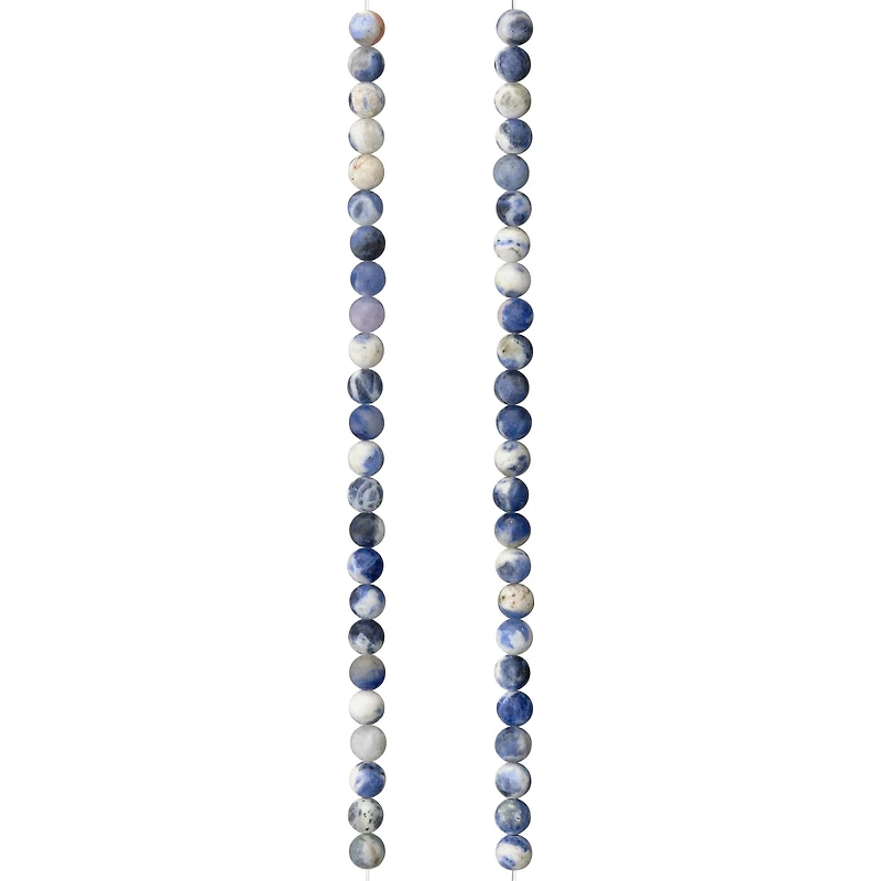Blue Sodalite Round Beads, 6mm by Bead Landing™