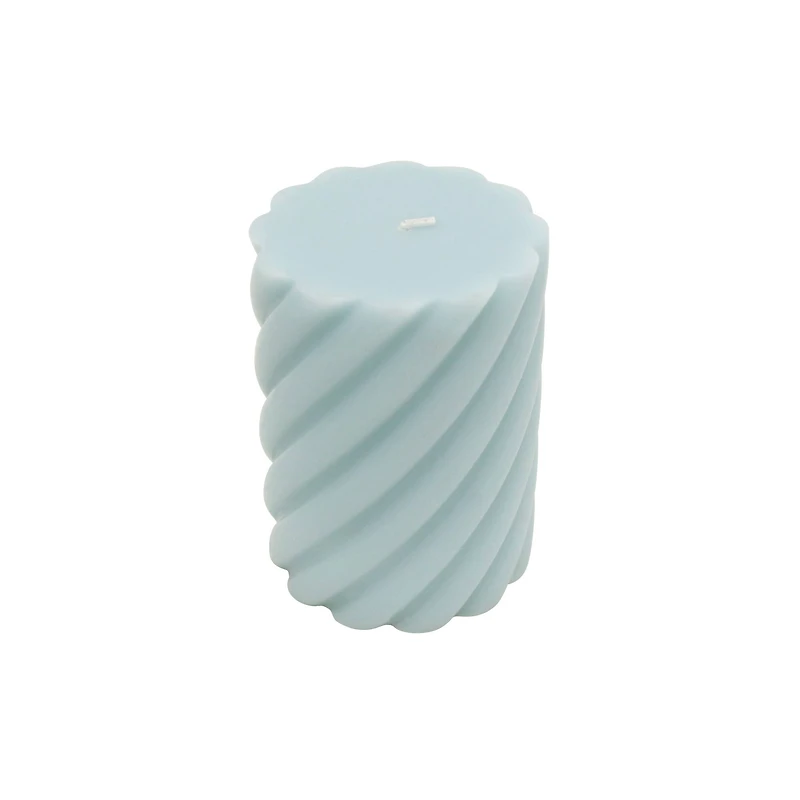 Lightly Fragranced Twist Pillar Candle by Ashland