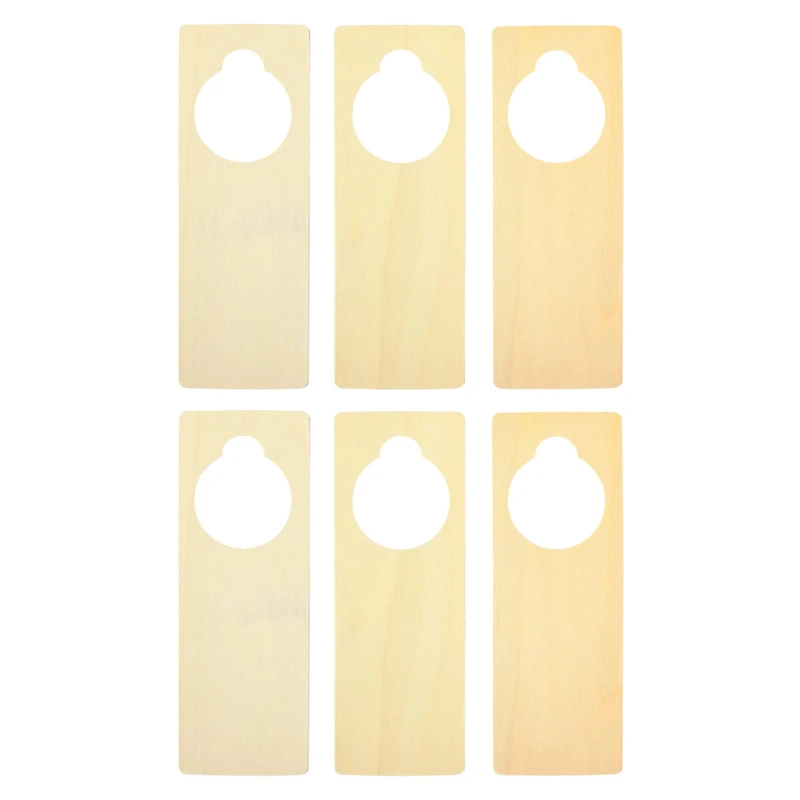 Door Hangers Wood by Creatology™, 6ct.