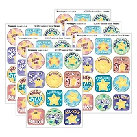 TREND Enterprises® SCENT-sational Stars, Pineapple Scent Scratch 'n Sniff Stinky Stickers®, 6 Packs of 48