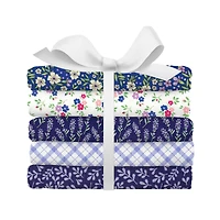 SINGER Purple Floral Field 100% Cotton 5 Piece Bundle